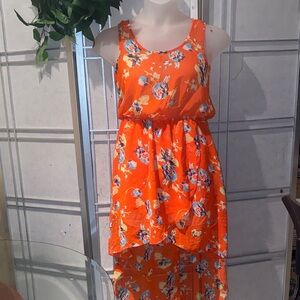 Bright Floral Sleeveless Dress